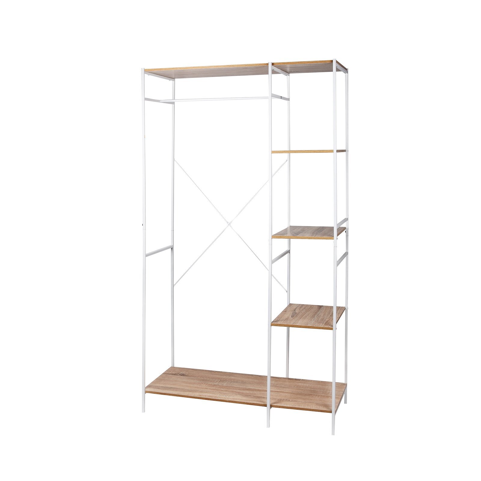 Flexi Storage Living 1000 x 1700 x 460mm White / Oak Freestanding Wardrobe product image