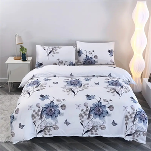 Dreamfields King Ever Flora Quilt Doona Duvet Cover Set
