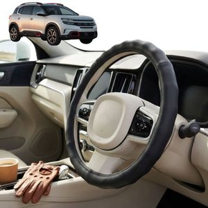 Australian Goose Steering Wheel Cover for Citroen C5 Aircross 2017 - Current (C84) Circle Black