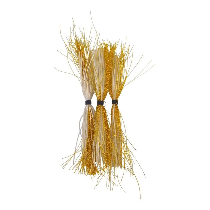 Dekoi Krystal Lure Skirts, White Gold, Qty 3