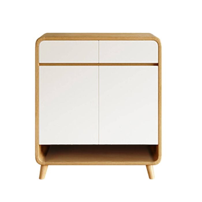 Foret 80cm Shoe Cabinet Modern Shelf Drawer Large Storage Rack Wood Cupboard