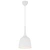 Telbix Polk Modern Pendant Hanging Lamp Light Metal White
