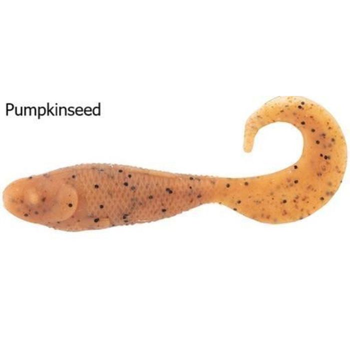 Berkley Gulp Alive 3" Minnow Grub Soft Plastic Fishing Lure In Tub Pumpkinseed