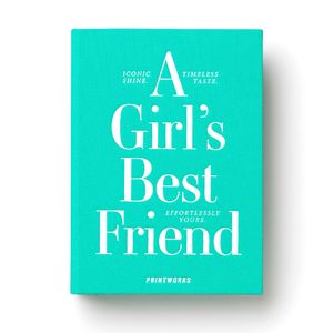 Printworks Jewellery Box A Girls Best Friend - Turquoise Small
