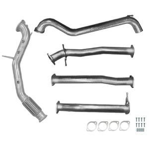Ignite Exhausts Turbo Back For Ford Ranger Px2/px3 3.2l No Cat & Straight Pipe Raw Aluminised Steel