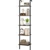 Costway 5-tier Ladder Shelf Wall Mount Bookcase