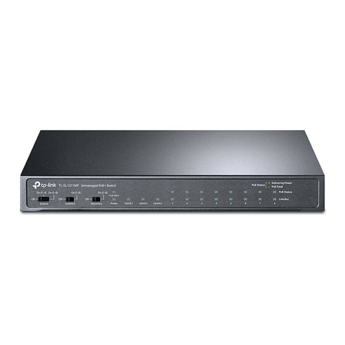 Tp-link Tl-sl1311mp 8-port Poe+ 10/100mbps And 3-port Gigabit Desktop Switch