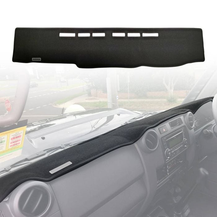 AUSGO 3D Dash Mat for Toyota Land Cruiser Landcruiser 70 76 78 79 LC70 LC76 LC79 2009-2023 Dashboard Cover Protector
