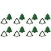 8x R&M Xmas Tree Cookie Cutter Polyresin Coated Steel Baking Mould 9cm Green