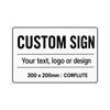 Pinnacle 300 x 200mm Corflute Custom Sign