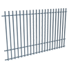 ProtectorAl 1201-2399W x 1500H Deep Ocean Aluminium Batten Pool Fence Panel with Mid Rail