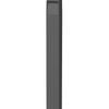 CLA Lighting Toren LED Tri-CCT Surface Mounted Dark Grey Bollard Light IP65 Black