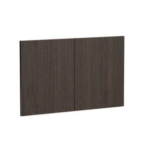 Kaboodle 900mm Truffle Oak Modern Med Rangehood Doors - 2 Pack