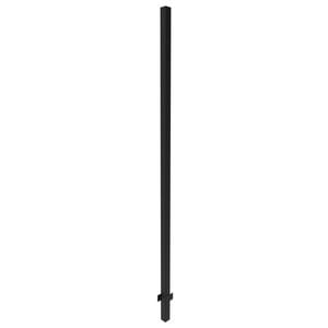 ProtectorAl 50 x 50 x 1800mm Black Aluminium Pool And Garden In-Ground Fence Post