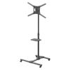 Barkan 13" - 86" Mobile TV Mount Cart with Metal Shelf 