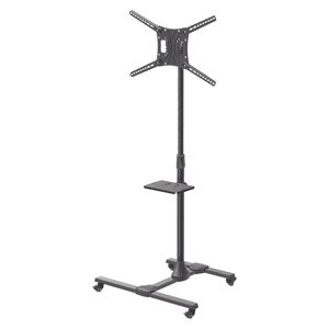 Barkan 13" - 86" Mobile TV Mount Cart with Metal Shelf 