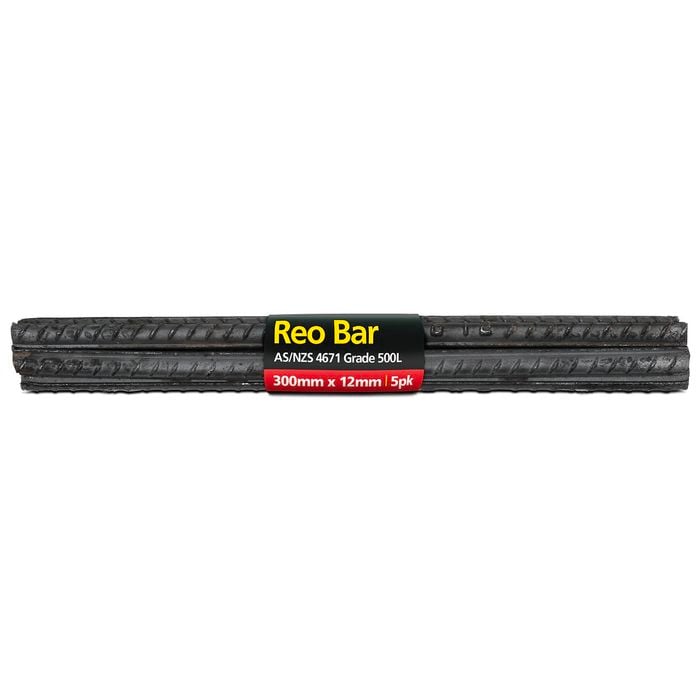 Jack 12 x 300mm Reinforcing Bar - 5 Pack