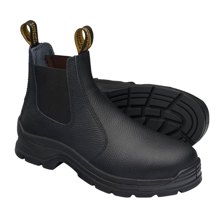 Blundstone Unisex Black #310 Elastic Side Safety Boot - UK Size 12