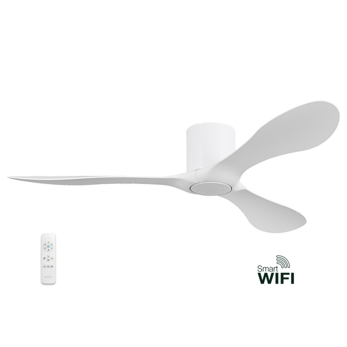 Shinzo 52" (1320mm) DC Smart Ceiling Fan with Remote Control | White