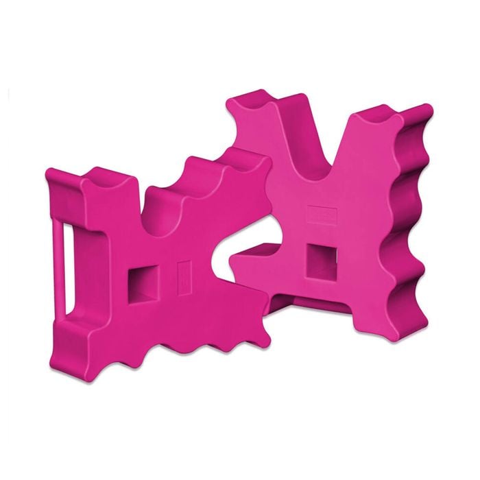2pc AgBoss Equestrian Show Jumping Cavaletti Jump Blocks Versatile Pink