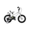 RoyalBaby 12'' BMX Freestyle Boys Girls Kids Bicycle Training Wheels Water Bottle & Bell 12 inch White