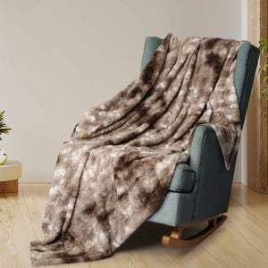 Dreamz 500GSM Soft Mink Blanket Throw 127x152CM Brown