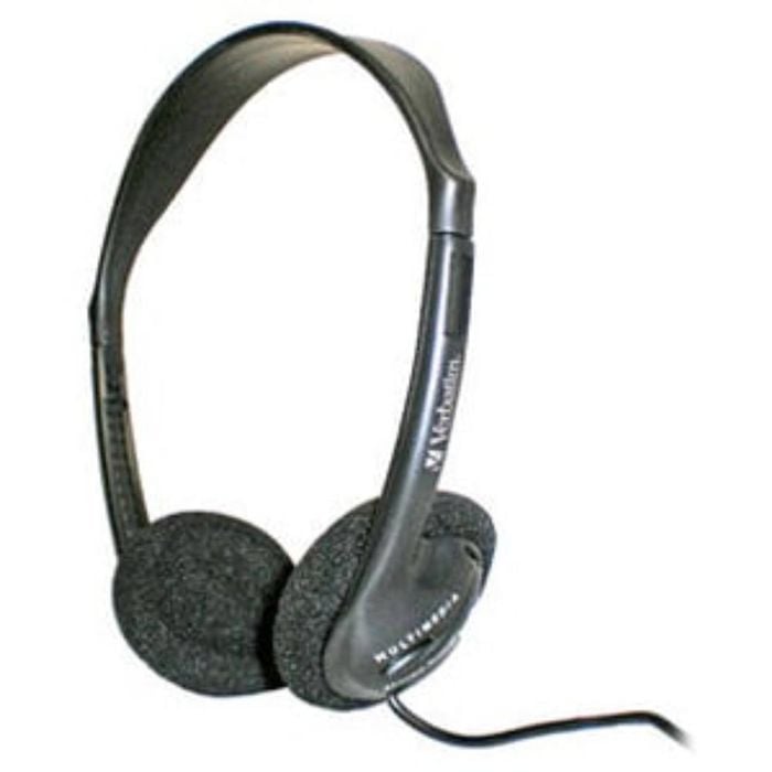 Verbatim Over-the-Head Stereo Headphones – Wired, 2m, Semi-Open, 32 Ohm