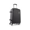Wanderlite 28" 75cm Luggage Trolley Travel Set Suitcase Carry On Hard Case TSA Lock Lightweight Black