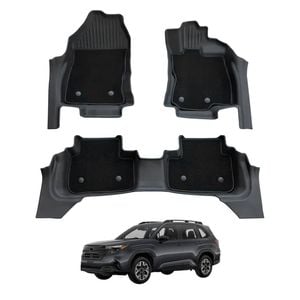 AUSGO Double-Layer Car Floor Mats for Subaru Forester 2025-Onwards All-Weather Floor Liners