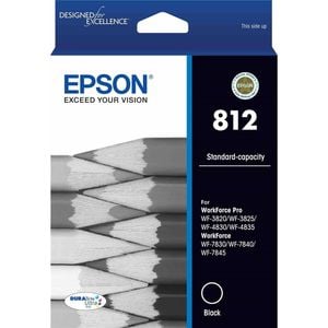 Original Epson 812 Black Ink Cartridge Toner C13t05d192 Workforce Pro