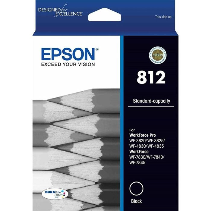 Original Epson 812 Black Ink Cartridge Toner C13t05d192 Workforce Pro