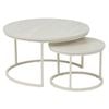 Cooper & Co. Nesting Sonoma Coffee Tables Set of 2 Travertine Look