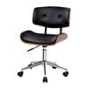 Artiss Black PU Leather & Wood Office Chair