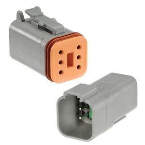 NARVA 6-Way Male/Female Deutsch® Connector With Wedges and Size 16 Terminals Kit (Pair)