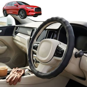 Australian Goose Steering Wheel Cover for Infiniti QX50 2018 - Current Circle Black