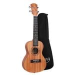 Alpha 23" Concert Ukulele Mahogany w/ Carry Bag Tuner
