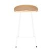 Sk Designer Living | Berny Industrial Stool | 66cm - White & Natural