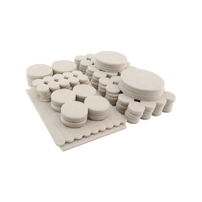 Surface Gard 19 - 109mm Beige 288 Piece Multi Felt Pack