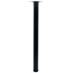 Taskmaster 700 x 50mm Black Steel Table Leg