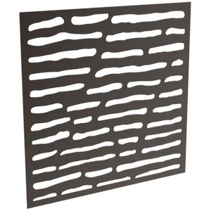 ProtectorAl 300-1200 x 300-1200mm Black Satin Slate Unframed Solid Aluminium Decorative Panel