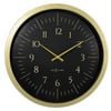 NeXtime Galaxy Wall Clock Black Dial 40.2x40.2x4.3cm Brushed Gold Case