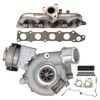 Upgrade Billet Turbo Charger With Genuine Exhaust Manifold, Oil Feed Pipe, Gasket & Stud Kit For Mitsubishi Lancer 4n13 1.8l