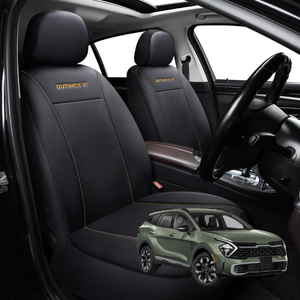 Car Seat Cover for Kia Sportage 2016 - 2021 (QL) - Black-Front Only