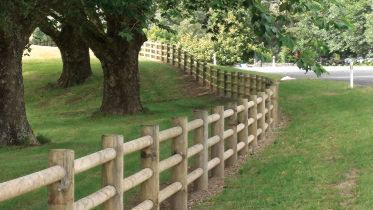 garden timber front fence