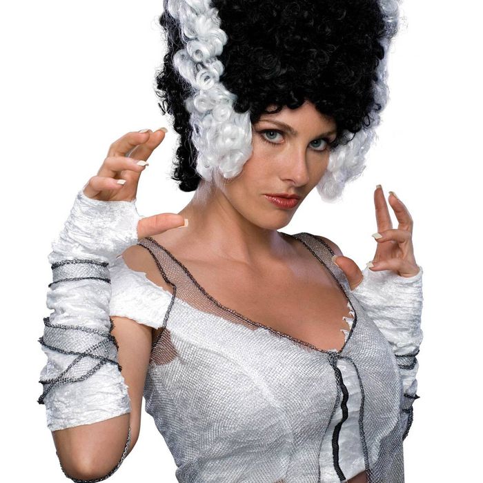 Rubie's Monster Bride Beehive Wig Adult Halloween Costume Accessory Black White