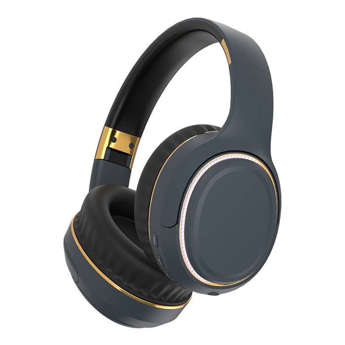 Jr H6 Foldable Bluetooth 5.3 Wireless Headphone (Navy Blue)
