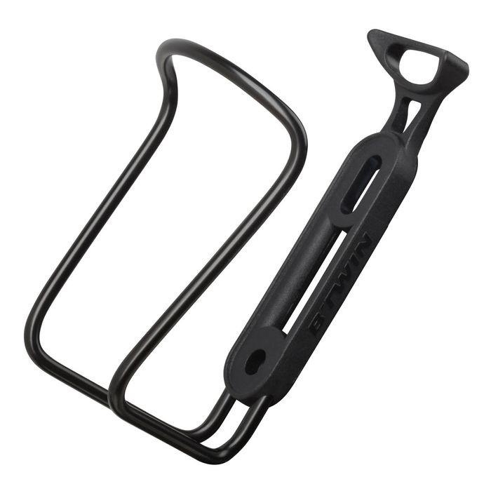 Decathlon - 100 Bike Metal Bottle Cage - Black - One Size