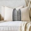 Gioia Casa 2-Pack Wabi Stripe Cushion Covers 30cm x 50cm - Black