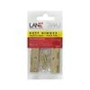 Lane 50 x 27 x 1.3mm Brass Fixed Pin Butt Hinge - 2 Pack