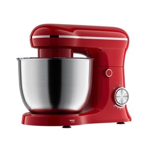 Healthy Choice 400w Mix Master 5l Kitchen Stand (red) W/ Bowl/ Whisk/ Beater